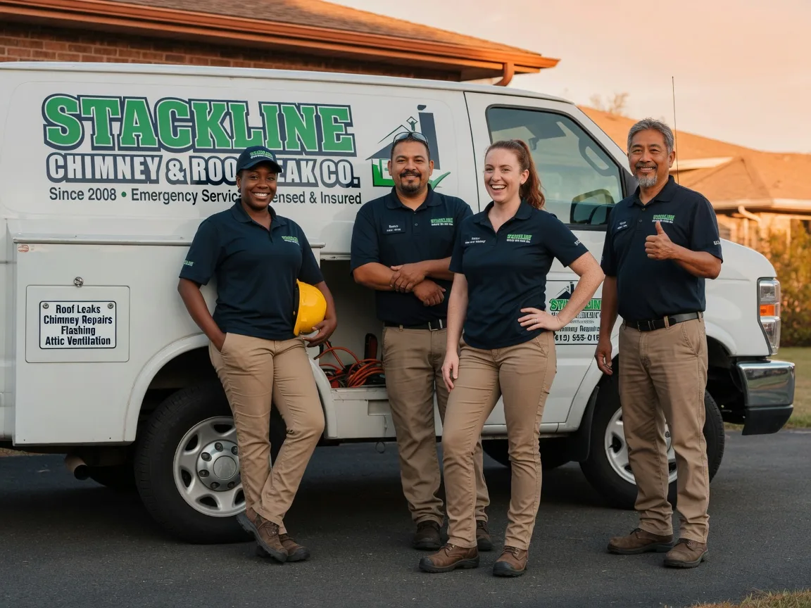 Chimney flashing repair company in Melrose, IA